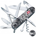 Складной нож Victorinox HUNTSMAN ARMY Пиксель синий с крас. Лого 1.3713.3.W3943p