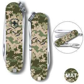 Складаний ніж Victorinox CLASSIC SD ARMY Піксель 0.6223.3.W3940pw
