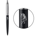 Ручка кулькова Parker JOTTER ZODIAC Bond Street Black CT BP Червоний кінь 16232_Z502w