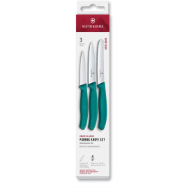 Набір ножів для чищення овочів Victorinox SWISS CLASSIC 3 ножа зел 6.7114.34C1