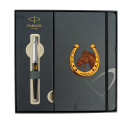 Набор Parker JOTTER Originals ZODIAC Black CT BP Конь с подковой (шариковая ручка + блокнот Parker)