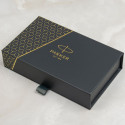 Набор Parker SONNET Black Lacquer GT BP (шариковая ручка + чехол)