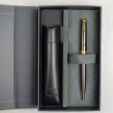 Набор Parker SONNET Grey Lacquer GT BP (шариковая ручка + чехол)