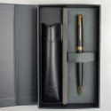 Набір Parker SONNET Matte Black Lacquer GT BP (кулькова ручка + чохол)