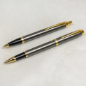 Набор ручек Parker IM Grey Lacquer GT RB+BP DUO24 (роллерная + шариковая)