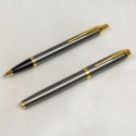Набор ручек Parker IM Grey Lacquer GT RB+BP DUO24 (роллерная + шариковая)
