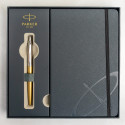 Набір Parker JOTTER XL Matt Gold CT BP (кулькова ручка + блокнот Parker)