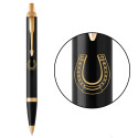 Ручка кулькова Parker IM DESIGN Black GT BP Щаслива підкова 22032_R106y