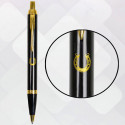 Ручка кулькова Parker IM DESIGN Black GT BP Підкова на щастя 22032_R107y