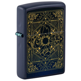 Зажигалка Zippo Classic Elements Design Navy Matte 48958