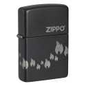 Зажигалка Zippo Classic 218C Zippo Design Black Matte 48980