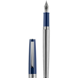Ручка перова Montegrappa Armonia Duetto Dark Blue CT FP F ISA1M2AD