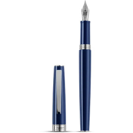 Ручка перова Montegrappa Armonia Dark Blue CT FP F ISA1R2AD