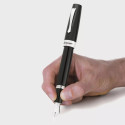 Ручка перьевая Montegrappa Elmo 02 Black CT FP F ISE2R2AC