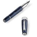 Ручка перьевая Montegrappa Extra Otto Dark Blue ST FP18 F ISE8T2CD