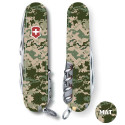 Складной нож Victorinox SWISSCHAMP ARMY Пиксель с крас. лого 1.6795.3.W3941p