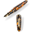Ручка перова Montegrappa Venetia Havana Amber GT FP F ISVEN2AO