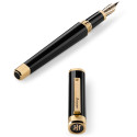 Ручка перова Montegrappa Quattro Black GT FP14 F ISZ4I24Y