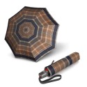 Складана прасолька Knirps T.200 Medium Duomatic Check Toffee Kn9532005380