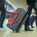Дорожная сумка на колесах Travelite Basics Green-Orange TL9000276-82