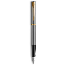 Ручка перова Waterman IMPRESSION Stainless Steel GT FP F 13 450