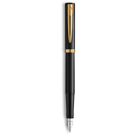 Ручка перова Waterman IMPRESSION Black GT FP F 13 452