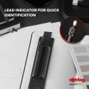 Механічний олівець Rotring ROTRING 600 Black PCL 0,5 з PU чохлом та блокнотом R2224710