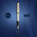 Ручка перьевая Waterman EXPERT Stainless Steel GT FP M 10 042.M