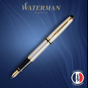 Ручка перьевая Waterman EXPERT Stainless Steel GT FP M 10 042.M