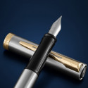 Ручка перова Waterman IMPRESSION Stainless Steel GT FP F 13 450