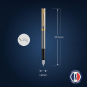 Ручка перова Waterman IMPRESSION Stainless Steel GT FP F 13 450