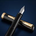 Ручка перова Waterman IMPRESSION Black GT FP F 13 452