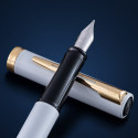 Ручка перова Waterman IMPRESSION White GT FP F 13 454
