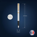 Ручка перова Waterman IMPRESSION White GT FP F 13 454