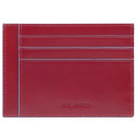 Кредитница Piquadro Blue Square (B2) Red PP2762B2R_R