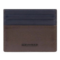 Кредитница Piquadro Harper (AP) Blue-Dark Brown PP6855APR_BLUTM