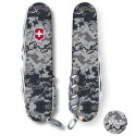 Складной нож Victorinox SWISSCHAMP ARMY Пиксель синий с крас. лого 1.6795.3.W3943p