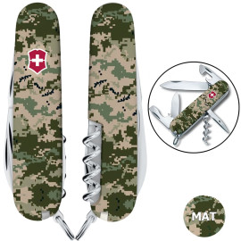 Складной нож Victorinox SPARTAN ARMY Пиксель с крас. лого 1.3603.3.W3941p