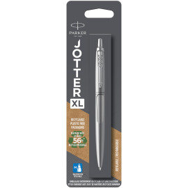 Ручка кулькова Parker JOTTER XL Monochrome Gray CT BP блістер 12 736