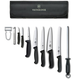 Набір кухонний (10 предметів) Victorinox Chef’s Roll Starter Set 5.4964.1