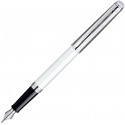 Перова ручка Waterman Hemisphere Deluxe White CT FP F 12 063