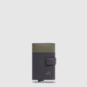 Кредитниця Piquadro Black Square (B3) Green-Brown PP5649B3R_VETM
