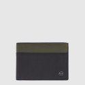 Портмоне Piquadro Black Square (B3) Green-Brown PU1392B3R_VETM