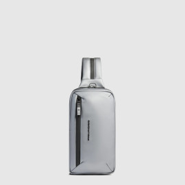 Монорюкзак Piquadro Corner 2.0 (C2O) Silver-Black CA6466C2OW_MGR