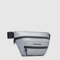 Сумка на пояс Piquadro Corner 2.0 (C2O) Silver-Black CA6940C2OW_MGR