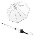 Зонт Knirps C.760 Stick Manual Transparent Black Kn96-8760-1000