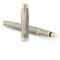 Ручка перова Parker IM 17 The Finishing Touch Sandstone CHT FP F 28 611