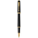Ручка перьевая Parker MERIDIAN Matte Black Lacquer GT FP F 40 411