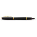 Ручка перьевая Parker MERIDIAN Matte Black Lacquer GT FP F 40 411