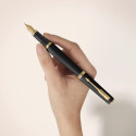 Ручка перьевая Parker MERIDIAN Matte Black Lacquer GT FP F 40 411